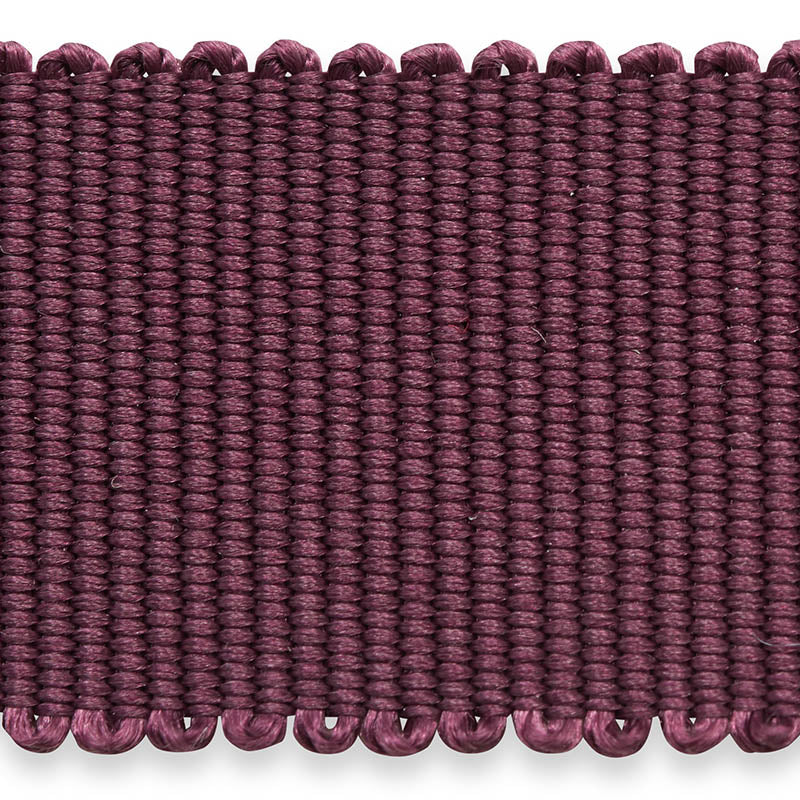 Schumacher 74675 PIERRE SILK GIMP MEDIUM in EGGPLANT Trim - 