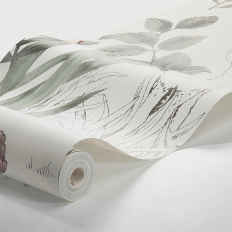 Schumacher Magic Forest Mural Ivory Wallpaper - Eade's Wallpaper