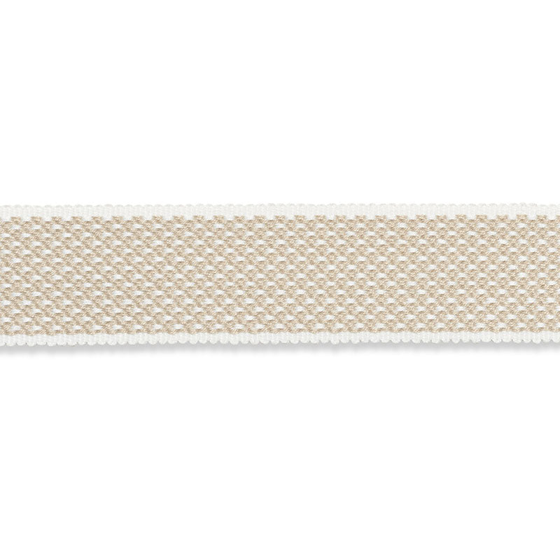 Schumacher 74860 WINSTON COTTON BRAID MEDIUM in LINEN Trim -