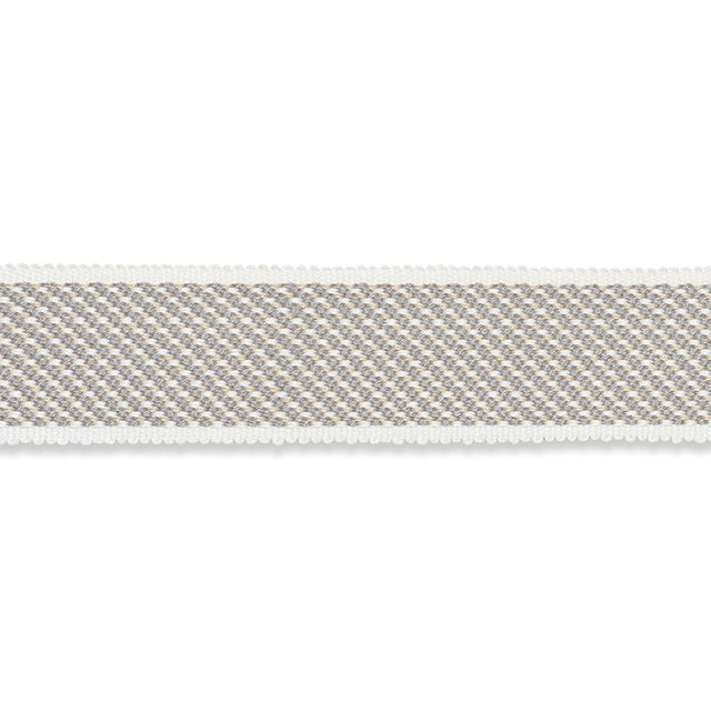 Schumacher 74861 WINSTON COTTON BRAID MEDIUM in CHARCOAL Tri