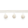 Schumacher 74890 FLETCHER POM POM in IVORY Trim - PERFECT BA