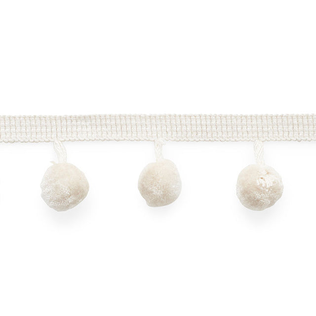 Schumacher 74890 FLETCHER POM POM in IVORY Trim - PERFECT BA