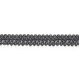 Schumacher 74966 ASTOR BRAID INDOOR/OUTDOOR in CHARCOAL Trim