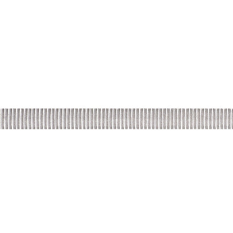 Schumacher 74981 NARROW FAILLE TAPE in SILVER Trim - COUTURE