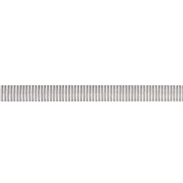 Schumacher 74981 NARROW FAILLE TAPE in SILVER Trim - COUTURE