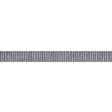 Schumacher 74986 NARROW FAILLE TAPE in GREY Trim - COUTURE T