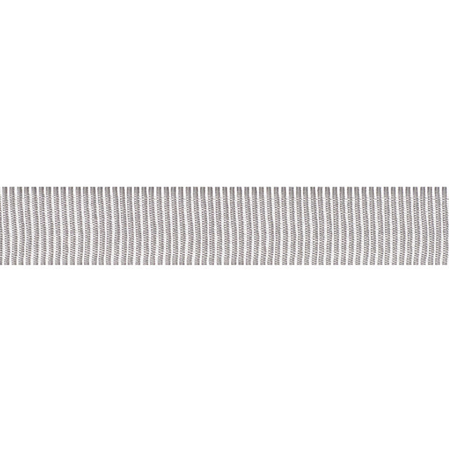 Schumacher 75011 MEDIUM FAILLE TAPE in SILVER Trim - COUTURE
