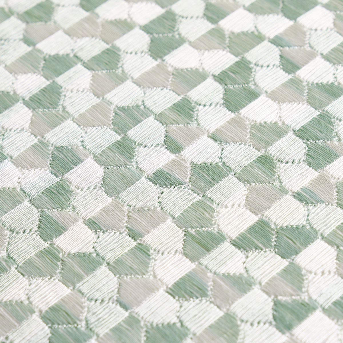 Schumacher Ivins Embroidery Mineral Fabric