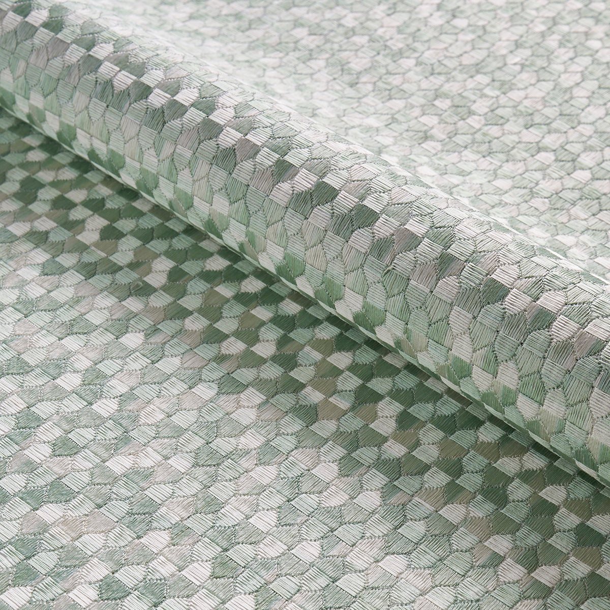 Schumacher Ivins Embroidery Mineral Fabric