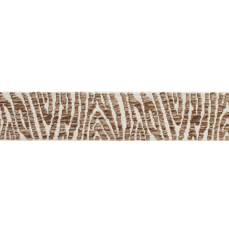 Schumacher 75210 GUINEN TAPE in TAUPE Trim - RELAXED GLAMOUR