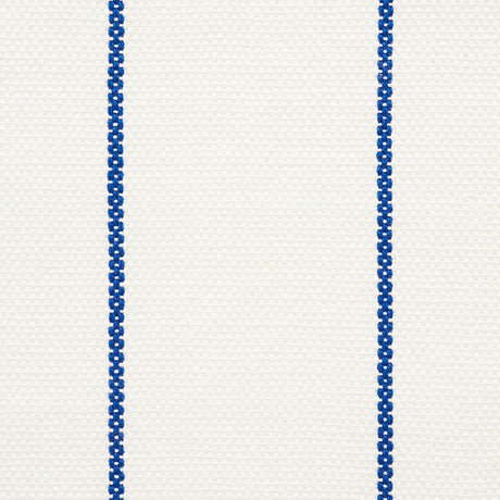 Schumacher Cavett Stripe Blue Fabric