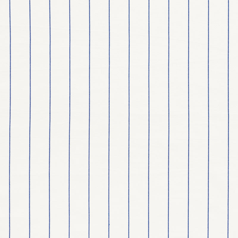 Schumacher Cavett Stripe Blue Fabric