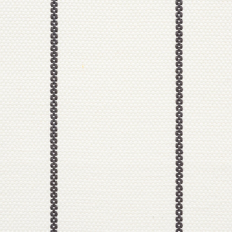 Schumacher Cavett Stripe Charcoal Fabric