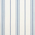Schumacher Scarset Stripe Blues Fabric - Eade's Wallpaper