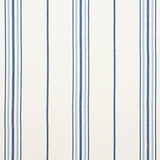 Schumacher Scarset Stripe Blues Fabric - Eade's Wallpaper