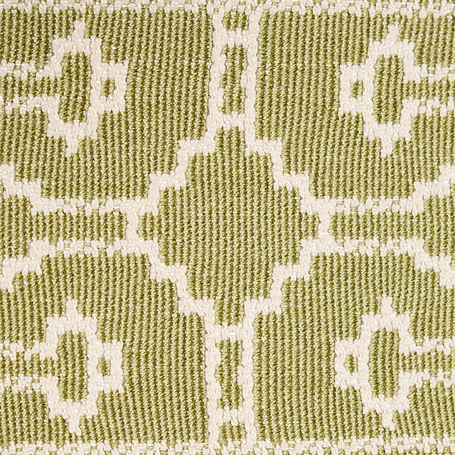 Schumacher 75287 FILBERT TAPE in GREEN Trim - NATURA