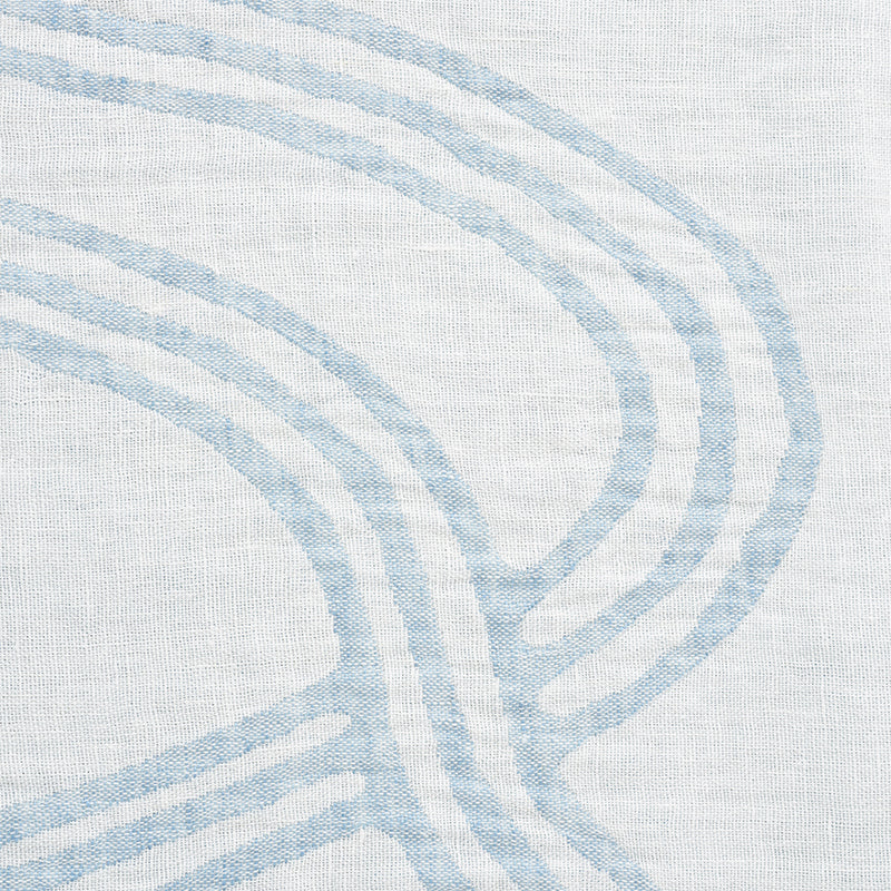 Schumacher Seabury Casement Light Blue Fabric - Eade's Wallpaper