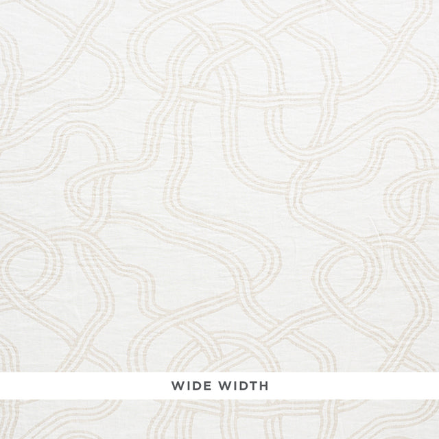 Schumacher Seabury Casement Natural Fabric - Eade's Wallpaper