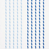 Schumacher Running Stitch Blues Fabric - Eade's Wallpaper
