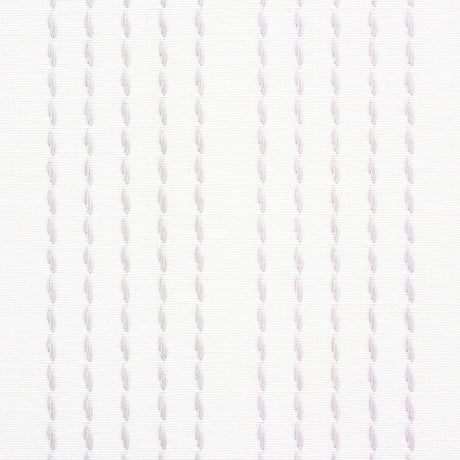 Schumacher Running Stitch Lilac & Grey Fabric - Eade's Wallpaper
