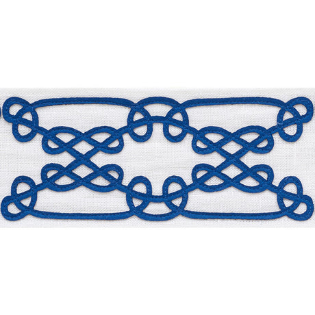 Schumacher 75350 ORMOND TAPE in BLUE Trim - NAUTILUS