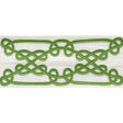 Schumacher 75351 ORMOND TAPE in GREEN Trim - NAUTILUS