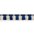 Schumacher 75360 JUNO FRINGE in COBALT & IVORY Trim - NAUTIL