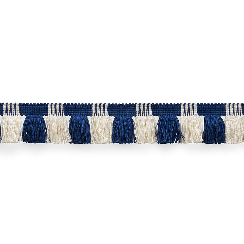 Schumacher 75360 JUNO FRINGE in COBALT & IVORY Trim - NAUTIL