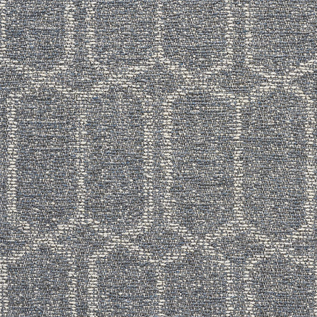 Schumacher Modern Trellis Outdoor Slate Fabric - Eade's Wallpaper