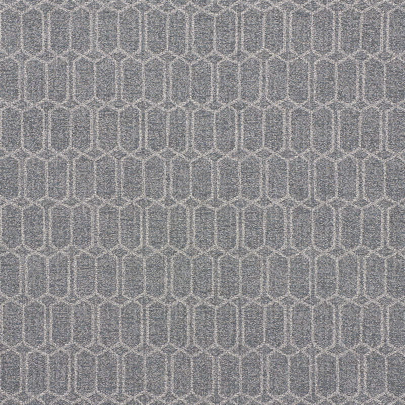 Schumacher Modern Trellis Outdoor Slate Fabric - Eade's Wallpaper