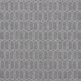 Schumacher Modern Trellis Outdoor Slate Fabric - Eade's Wallpaper