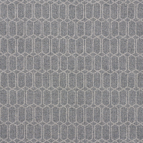 Schumacher Modern Trellis Outdoor Slate Fabric - Eade's Wallpaper