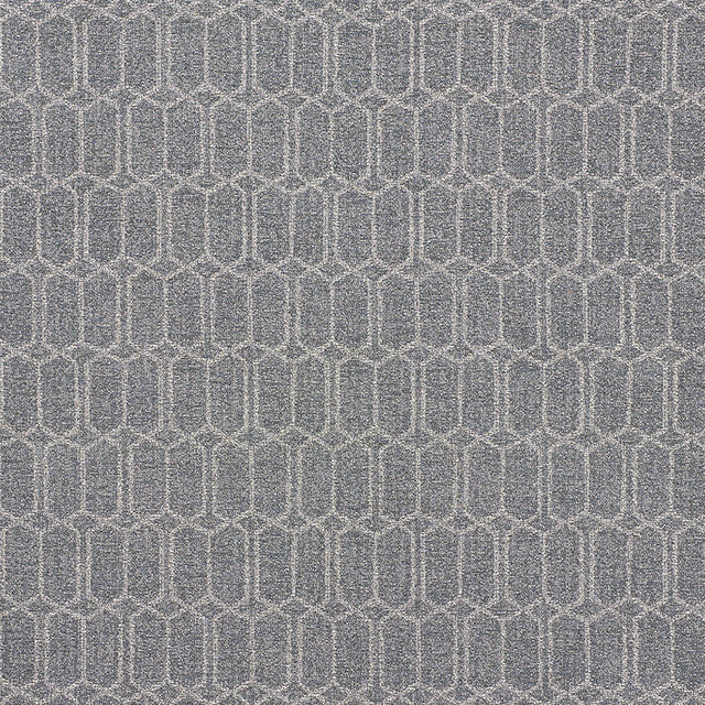 Schumacher Modern Trellis Outdoor Slate Fabric - Eade's Wallpaper