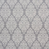 Schumacher Dauphine Damask Indoor/Outdoor Slate Fabric