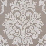 Schumacher Dauphine Damask Indoor/Outdoor Taupe Fabric