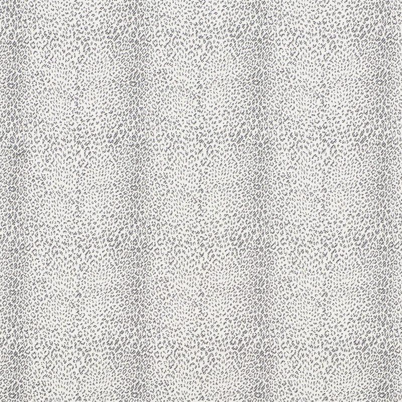 Schumacher Mini Leopard Outdoor Charcoal Fabric - Eade's Wallpaper