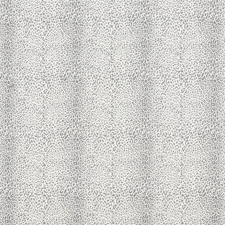 Schumacher Mini Leopard Outdoor Charcoal Fabric - Eade's Wallpaper