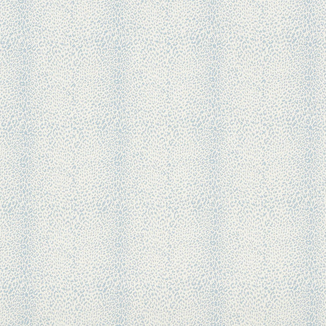 Schumacher Mini Leopard Outdoor Sky Fabric - Eade's Wallpaper