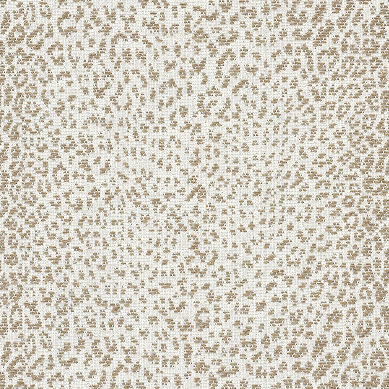 Schumacher Mini Leopard Outdoor Taupe Fabric - Eade's Wallpaper