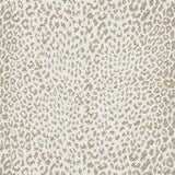 Schumacher Mini Leopard Outdoor Taupe Fabric - Eade's Wallpaper