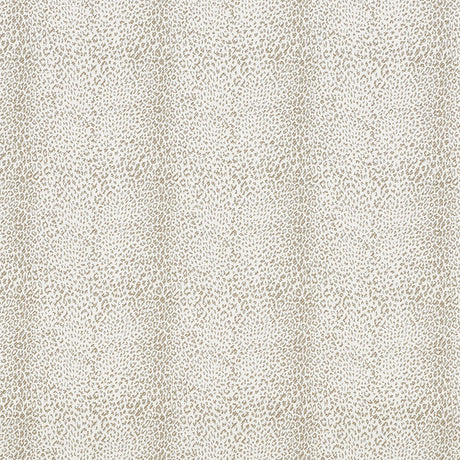 Schumacher Mini Leopard Outdoor Taupe Fabric - Eade's Wallpaper