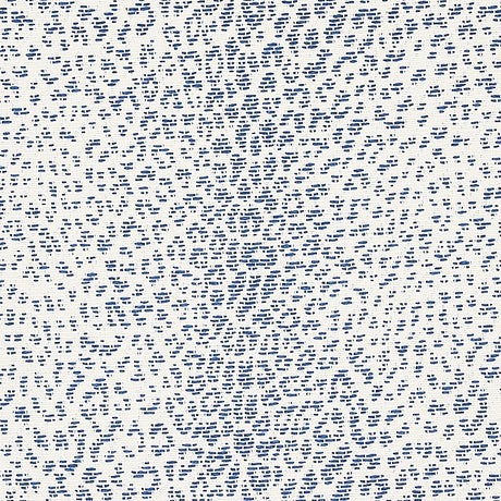 Schumacher Mini Leopard Outdoor Navy Fabric - Eade's Wallpaper