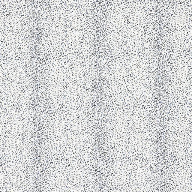 Schumacher Mini Leopard Outdoor Navy Fabric - Eade's Wallpaper