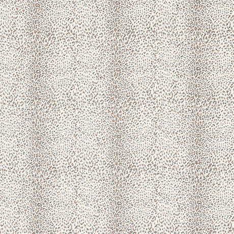 Schumacher Mini Leopard Outdoor Brown Fabric - Eade's Wallpaper