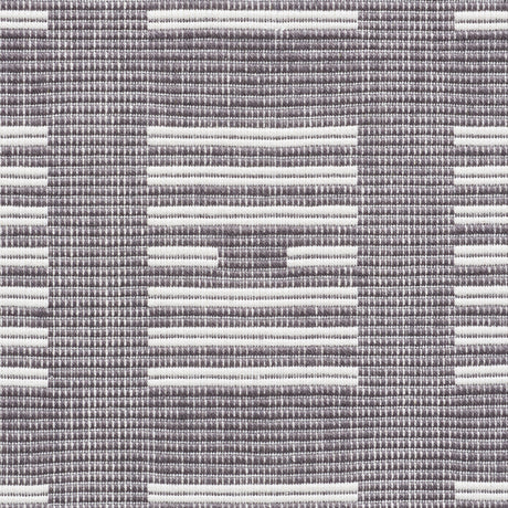 Schumacher Tiasquam Weave Grey Fabric - Eade's Wallpaper