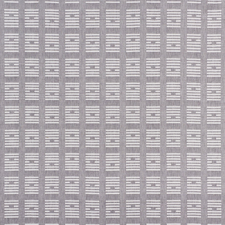 Schumacher Tiasquam Weave Grey Fabric - Eade's Wallpaper