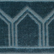 Schumacher 75731 VIZIER VELVET TAPE in PATINA Trim - Ottoman