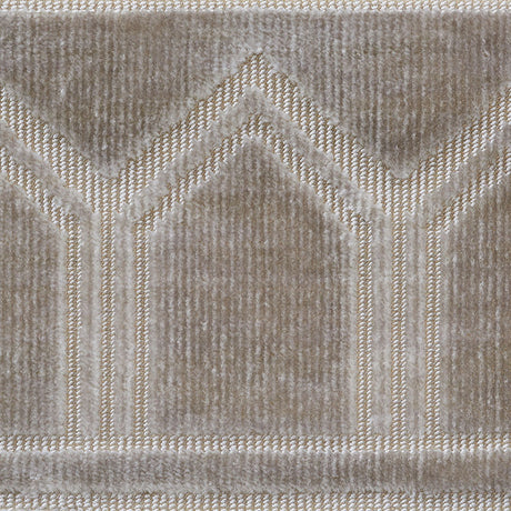 Schumacher 75732 VIZIER VELVET TAPE in MOONSTONE Trim - CUT 