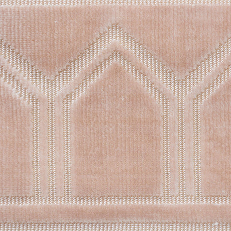 Schumacher 75733 VIZIER VELVET TAPE in BLUSH Trim - Ottoman 