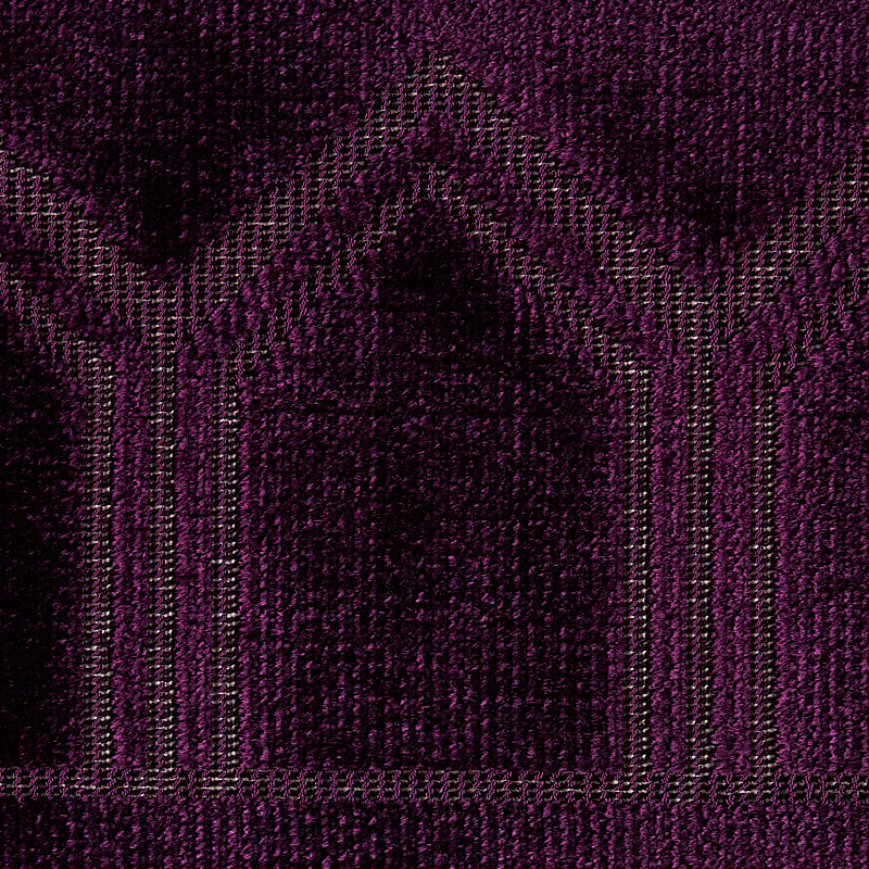 Schumacher 75736 VIZIER VELVET TAPE in AUBERGINE Trim - CUT 